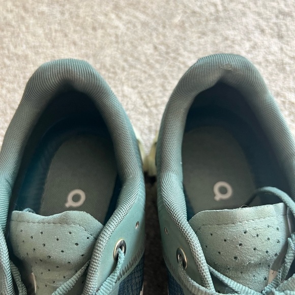 On Cloud 5 Mens Size 11 Blue Mesh Athletic Running Walking Gym Sneakers Shoes - Picture 5 of 7